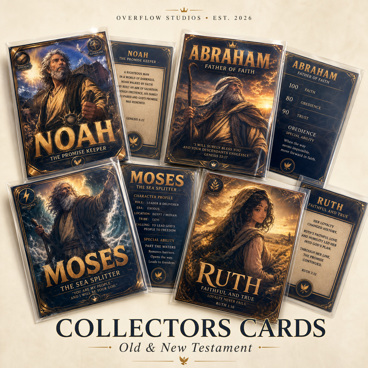 Bible Character Collector Cards