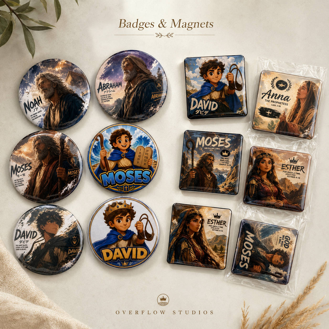 Badges & Magnets
