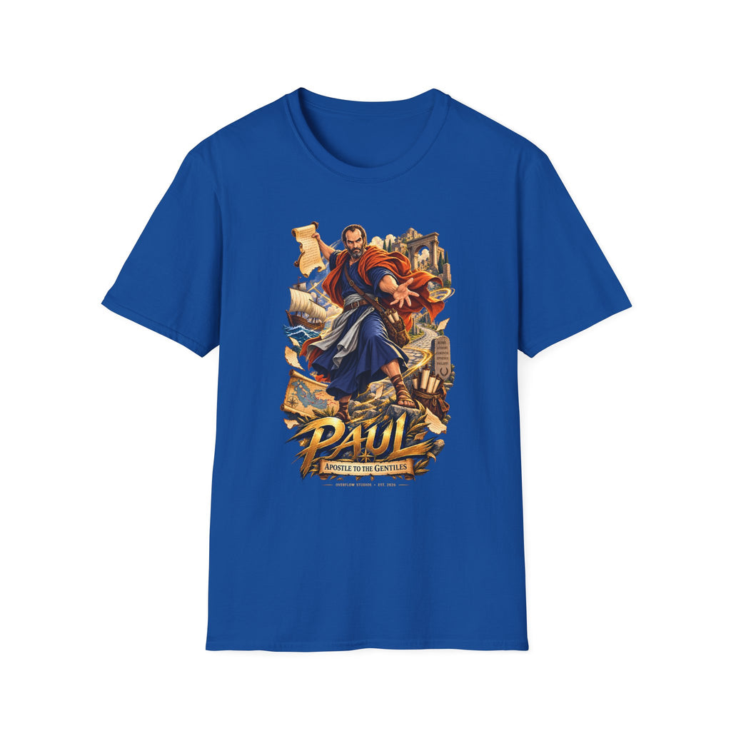 Paul Apostle Graphic T-Shirt — Vintage Biblical Illustration Tee