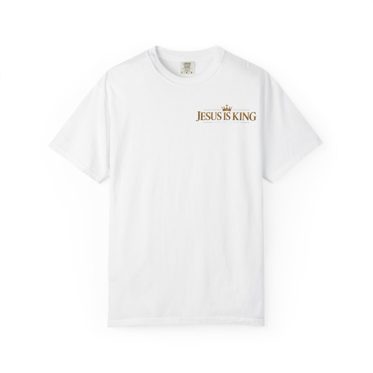 Jesus Is King Graphic T-Shirt — Christian Cross Faith Tee