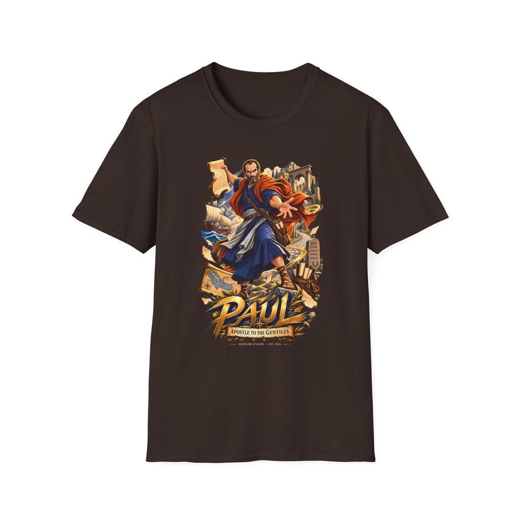 Paul Apostle Graphic T-Shirt — Vintage Biblical Illustration Tee