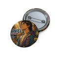 Daniel Bible Character Pin Button — Faith-Inspired Enamel-Style Badge