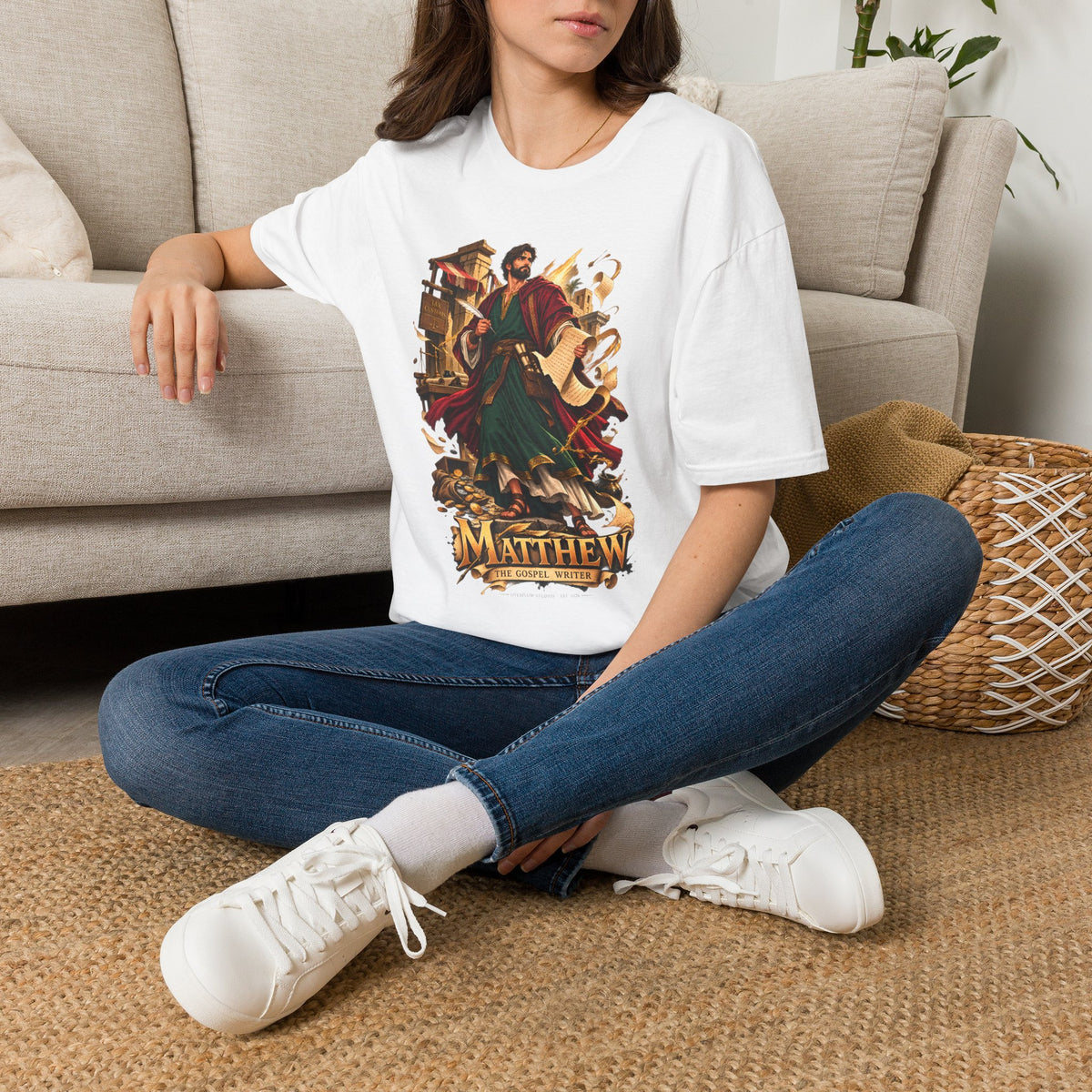 Matthew Apostle T-Shirt — Christian Saint Illustration Tee