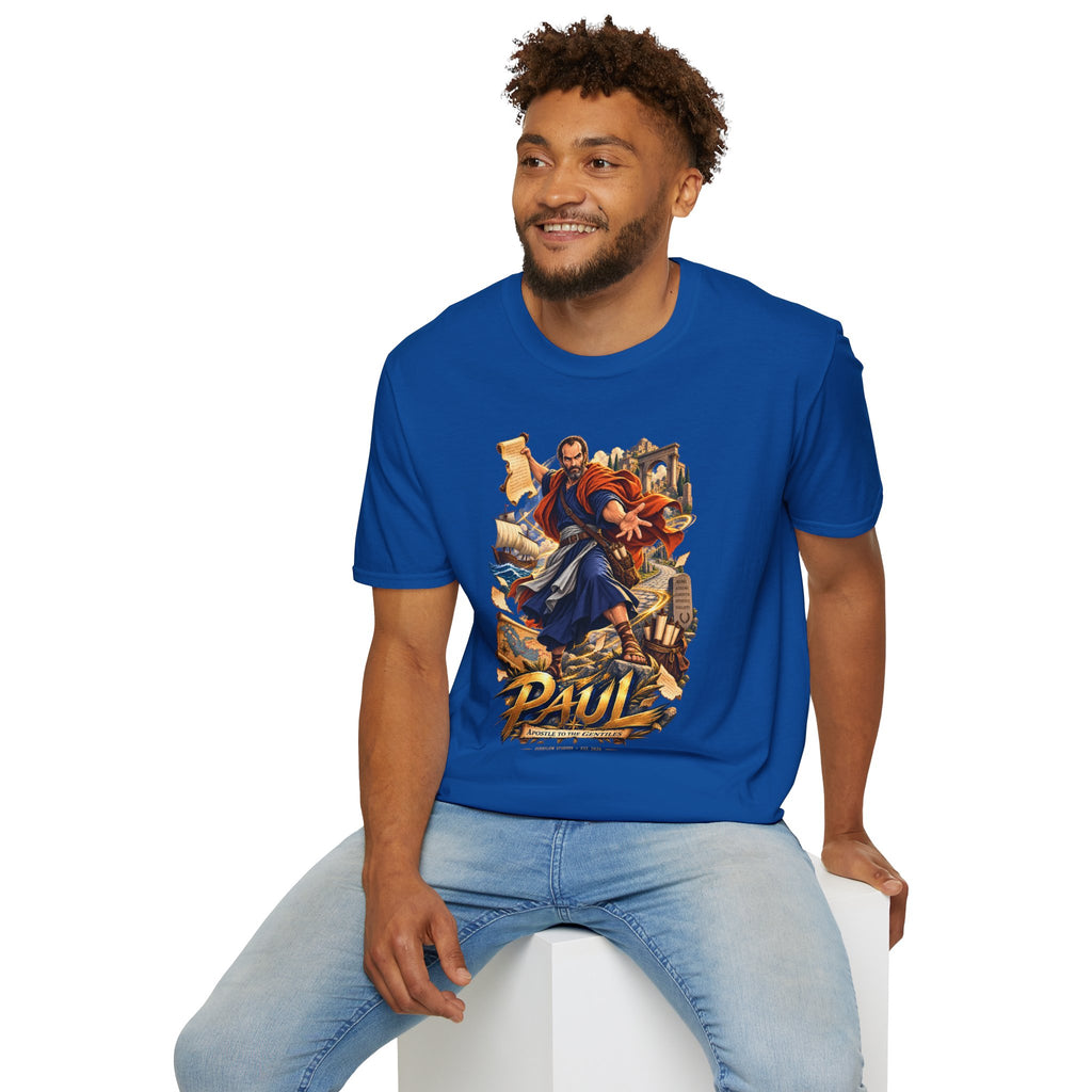Paul Apostle Graphic T-Shirt — Vintage Biblical Illustration Tee