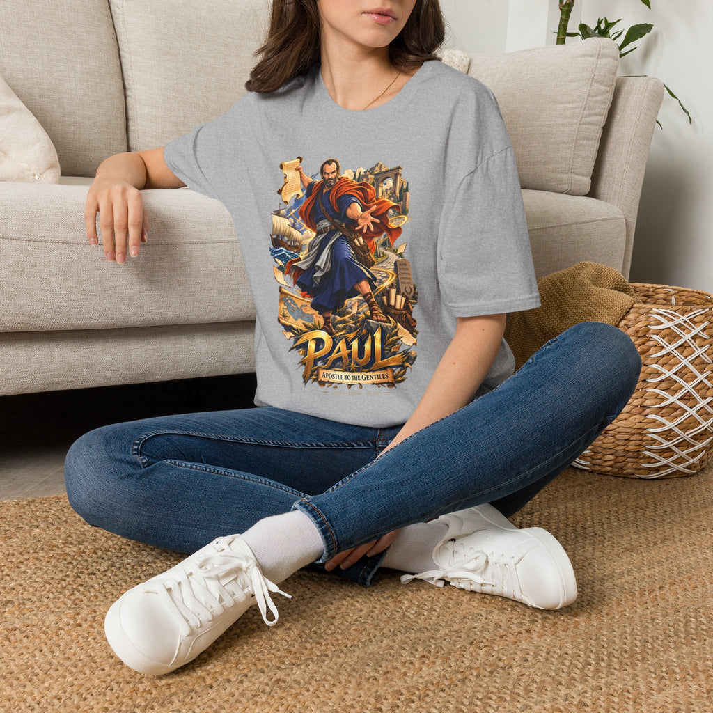 Paul Apostle Graphic T-Shirt — Vintage Biblical Illustration Tee