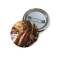 Moses Bible Movie Pin Button — Religious Faith Lapel Badge