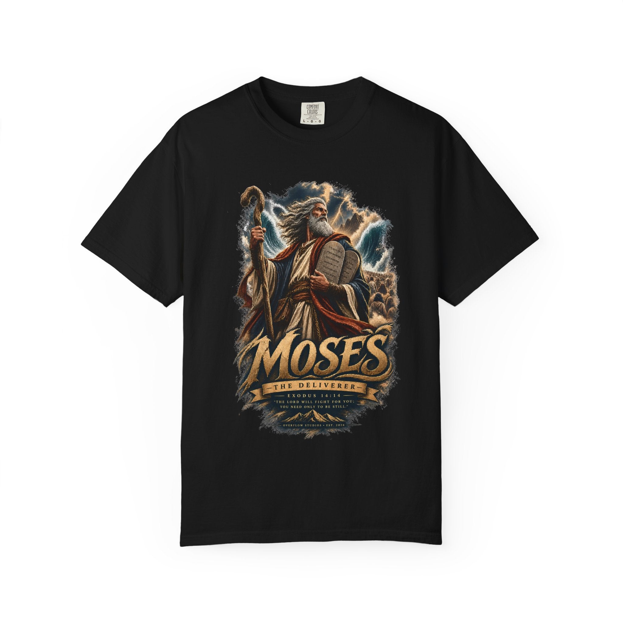 MOSES: THE LIBERATOR // VINTAGE HEAVYWEIGHT GRAPHIC TEE