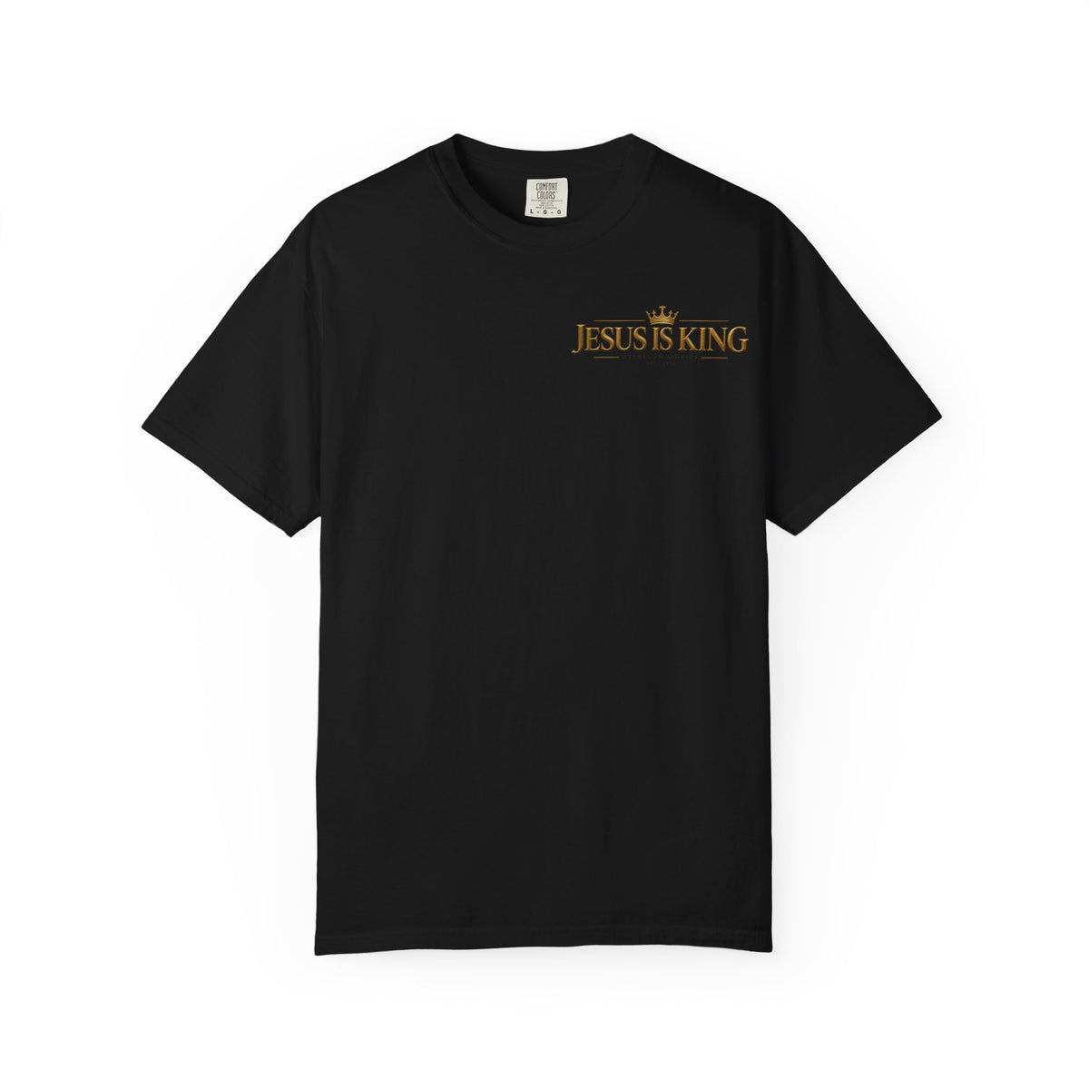 Jesus Is King Graphic T-Shirt — Christian Cross Faith Tee
