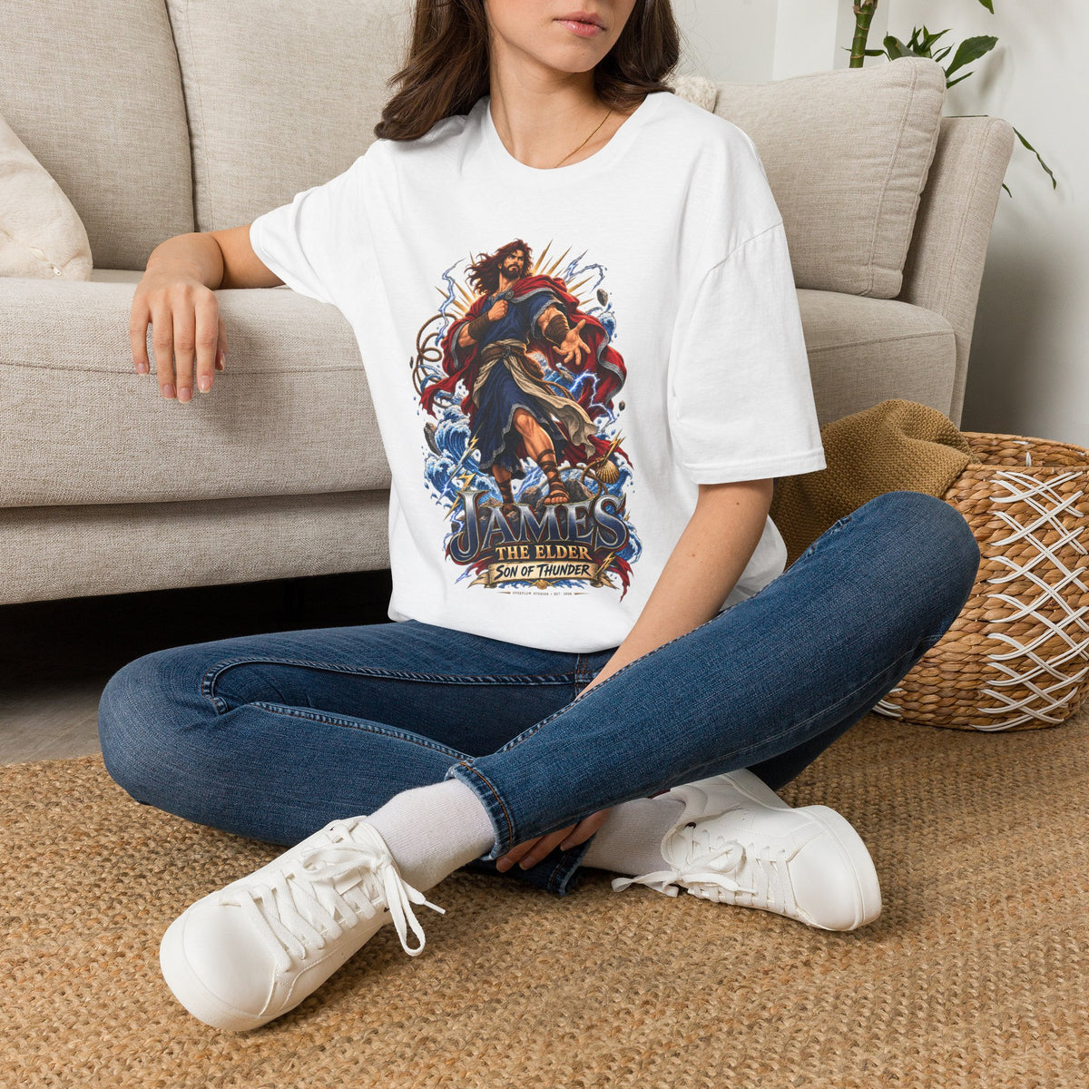 James The Elder T-Shirt — Inspirational Christian Faith Graphic Tee