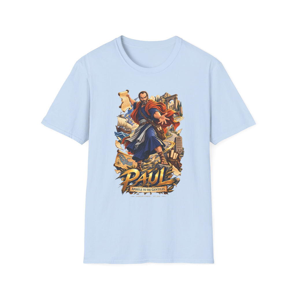 Paul Apostle Graphic T-Shirt — Vintage Biblical Illustration Tee