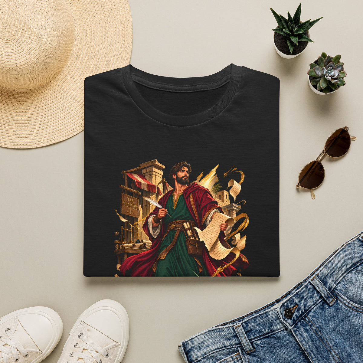 Matthew Apostle T-Shirt — Christian Saint Illustration Tee