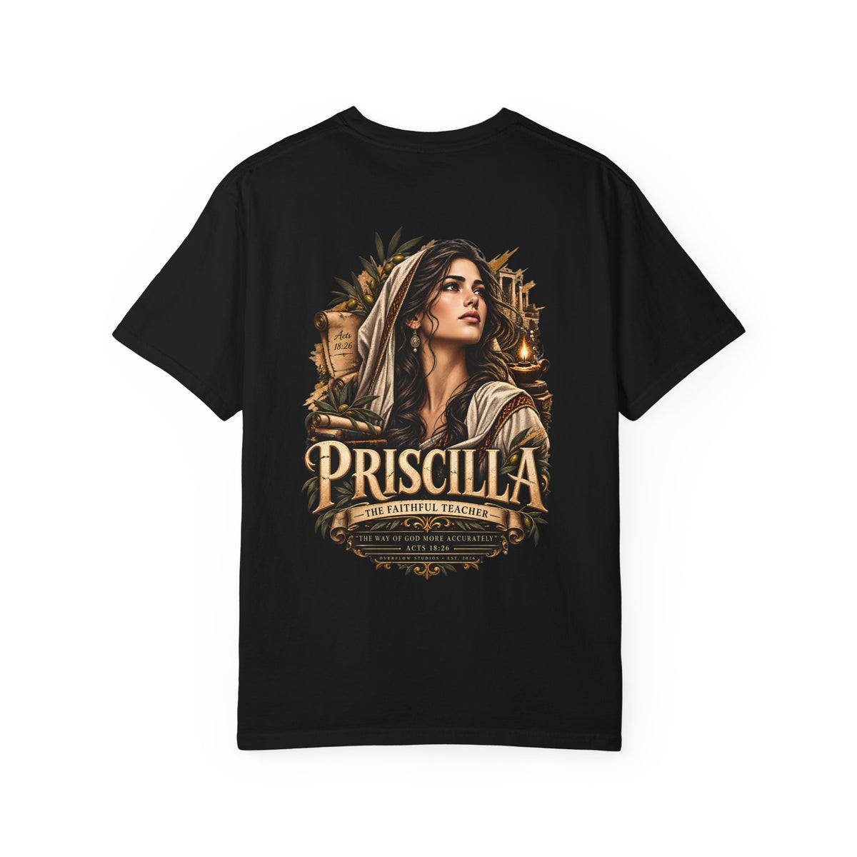 The Priscilla "Faith & Labor" Premium Heavyweight Vintage Tee