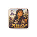 Deborah Bible Character Porcelain Magnet — "Arise, For This Is The Day of the Lord" (Judges 4:14)