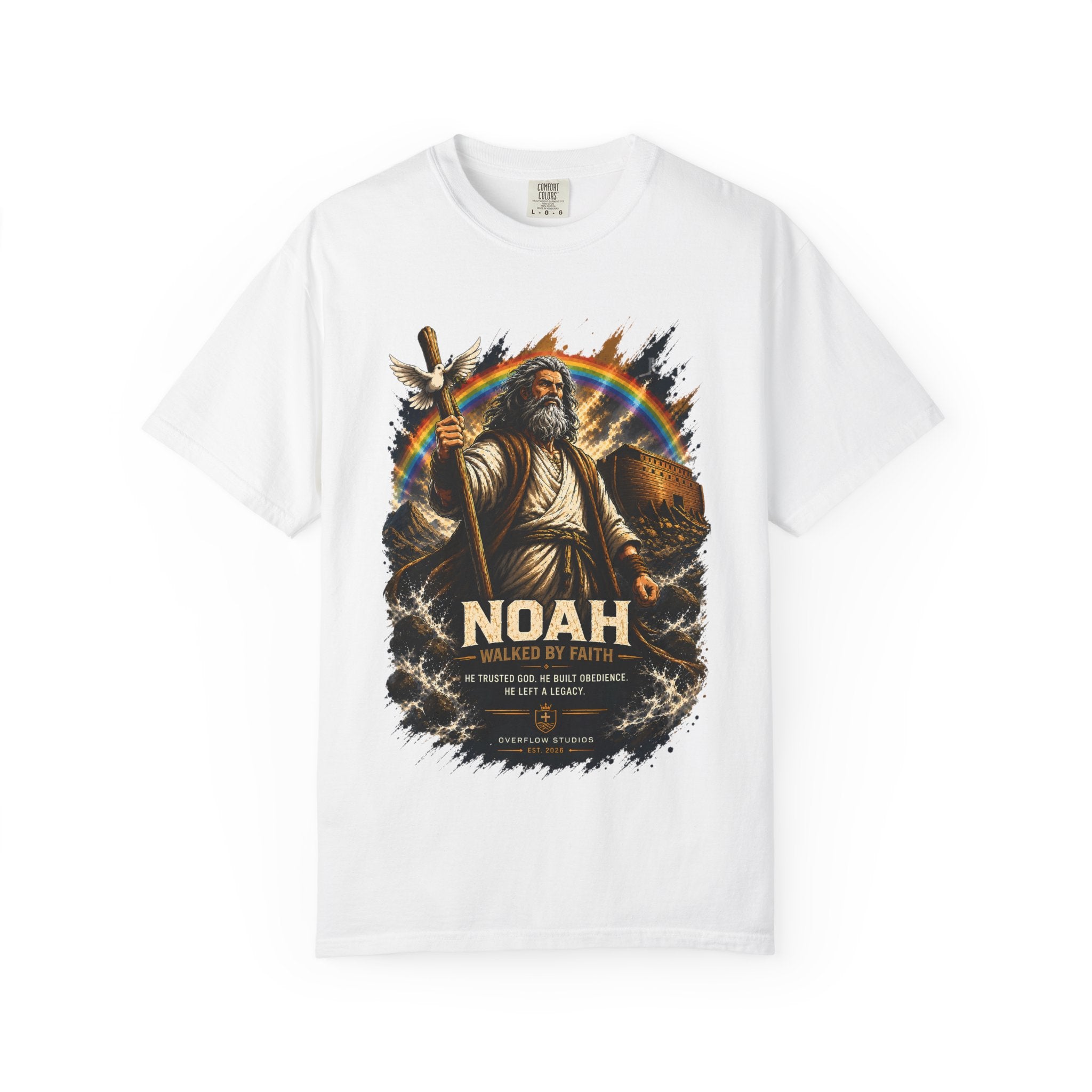NOAH: ARCHITECT OF THE ARK // PREMIUM HEAVYWEIGHT GRAPHIC TEE
