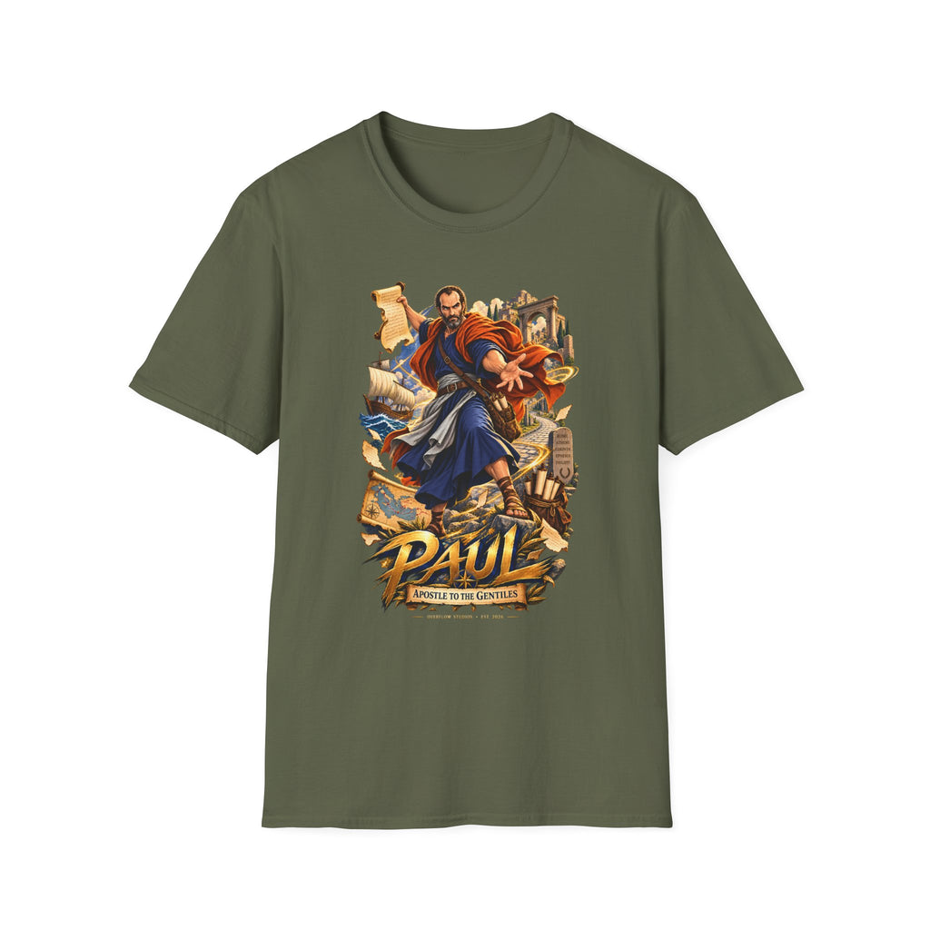 Paul Apostle Graphic T-Shirt — Vintage Biblical Illustration Tee