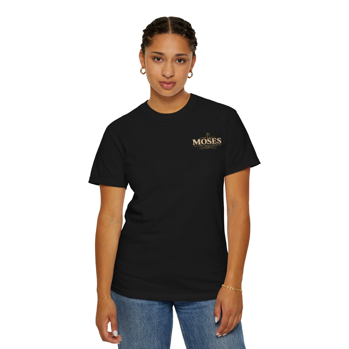 The Moses "Let My People Go" Premium Heavyweight Vintage Tee