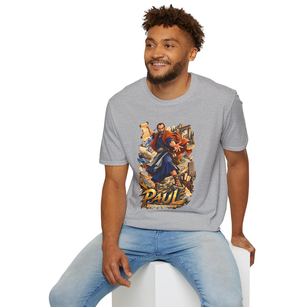 Paul Apostle Graphic T-Shirt — Vintage Biblical Illustration Tee