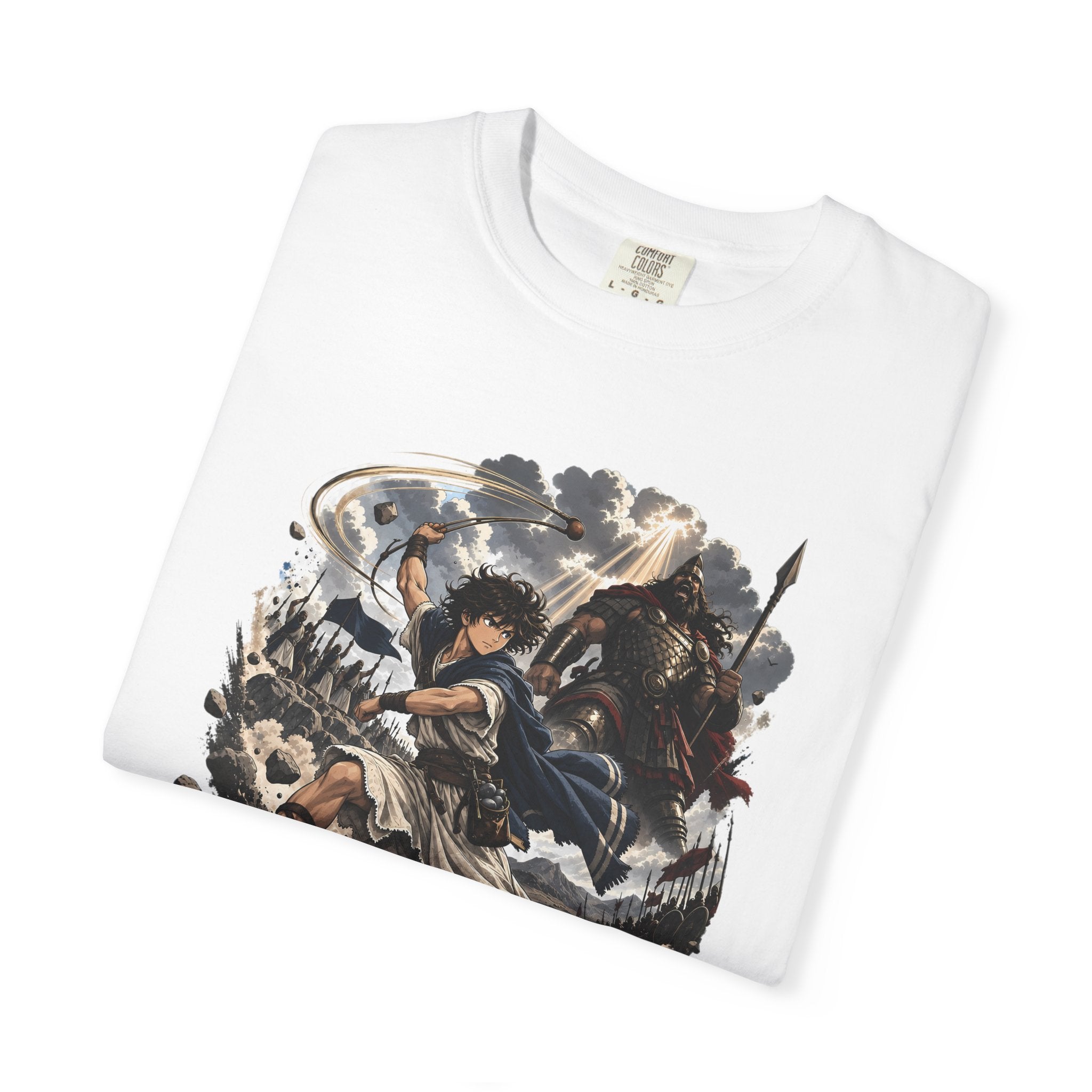 DAVID: WARRIOR OF FAITH // PREMIUM HEAVYWEIGHT GRAPHIC TEE