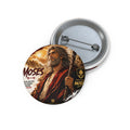 Moses Bible Pin Button — Inspirational Religious Lapel Pin
