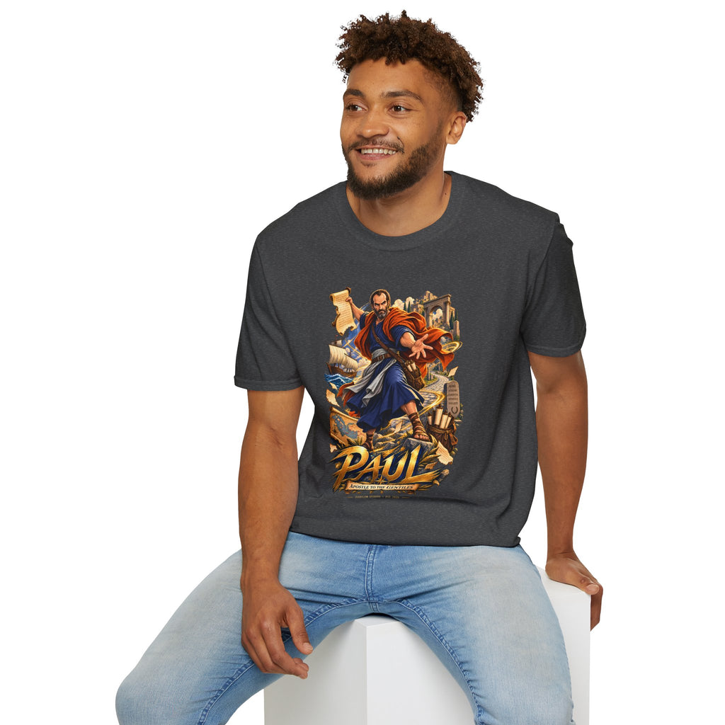 Paul Apostle Graphic T-Shirt — Vintage Biblical Illustration Tee