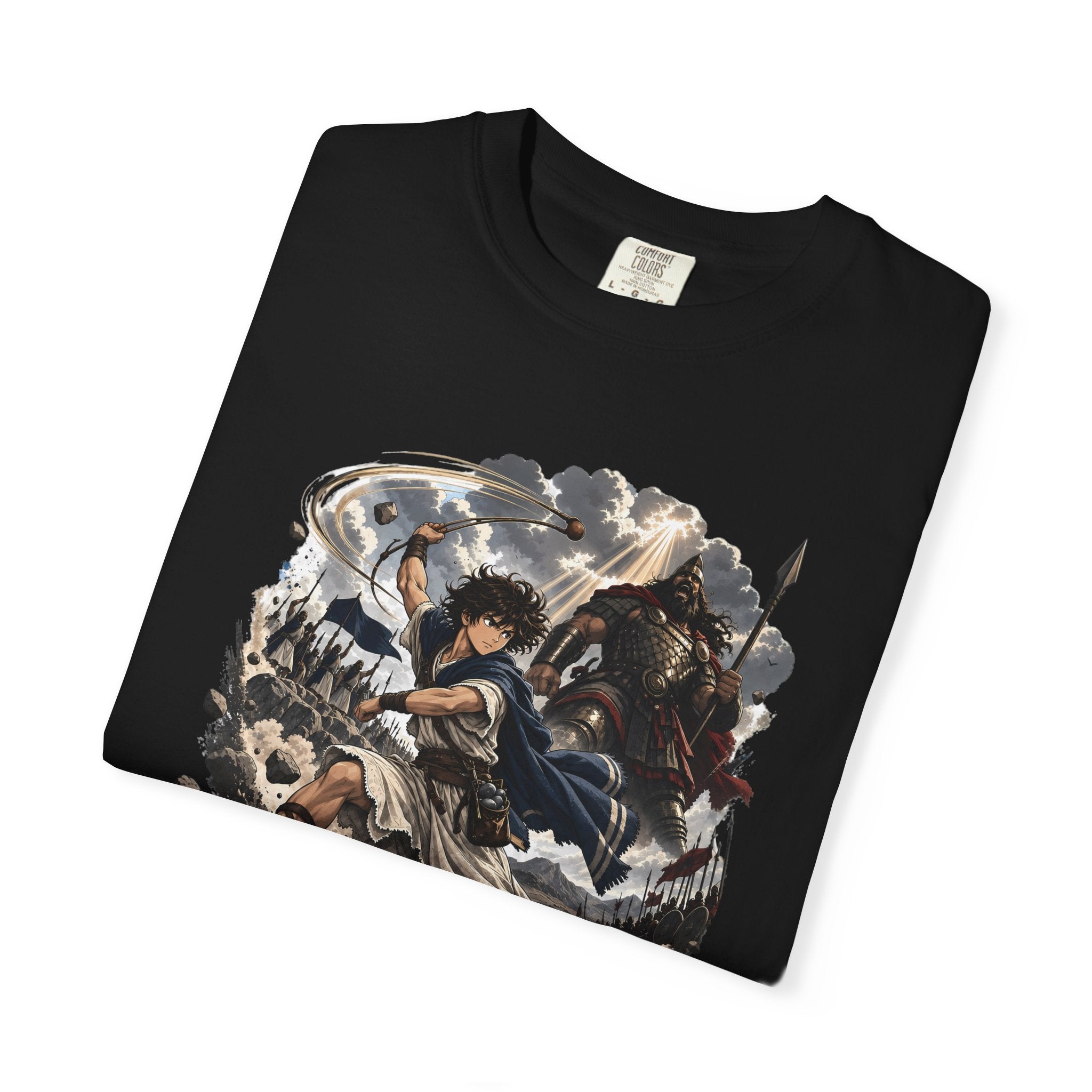 DAVID: WARRIOR OF FAITH // PREMIUM HEAVYWEIGHT GRAPHIC TEE