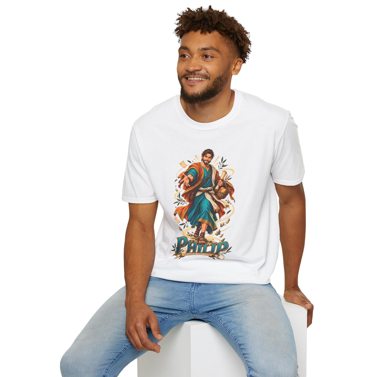 Philip T-Shirt — Christian Apostle Illustration Tee