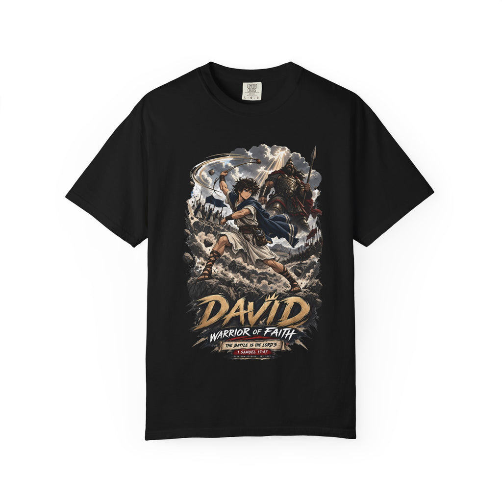 DAVID: WARRIOR OF FAITH // PREMIUM HEAVYWEIGHT GRAPHIC TEE