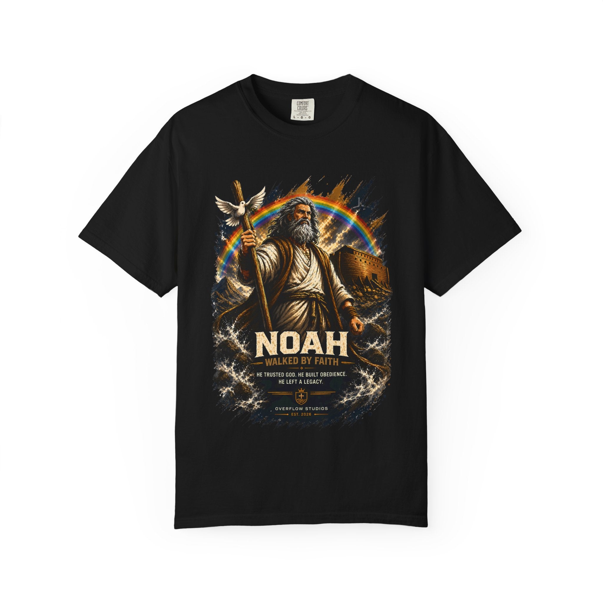 NOAH: ARCHITECT OF THE ARK // PREMIUM HEAVYWEIGHT GRAPHIC TEE