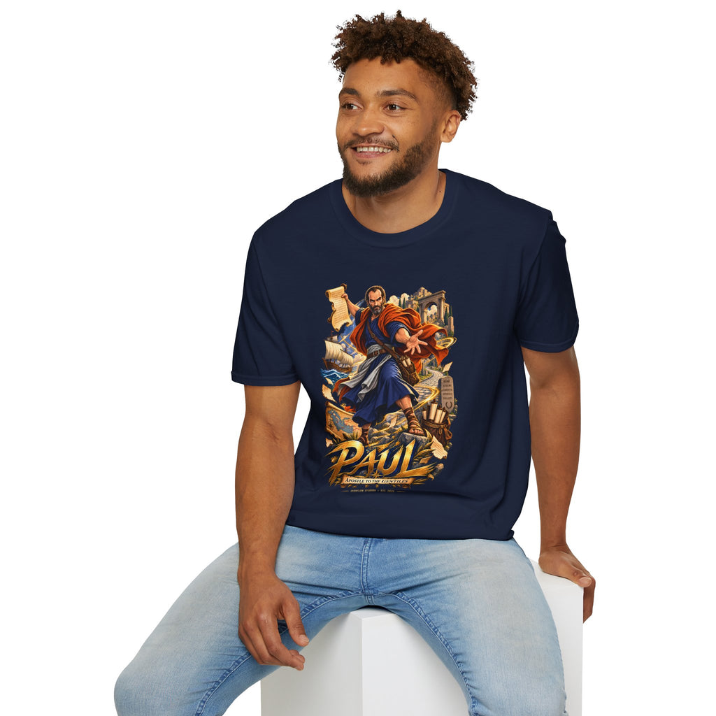Paul Apostle Graphic T-Shirt — Vintage Biblical Illustration Tee