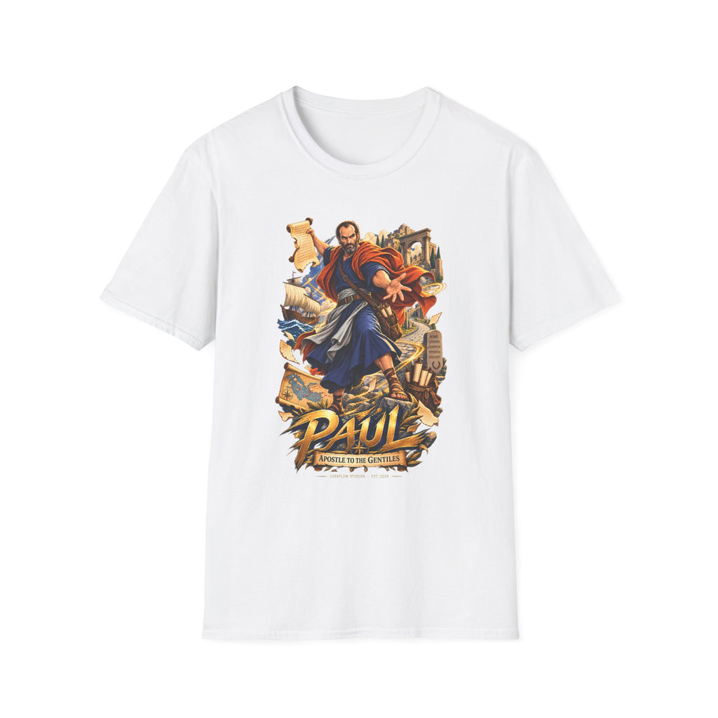 Paul Apostle Graphic T-Shirt — Vintage Biblical Illustration Tee