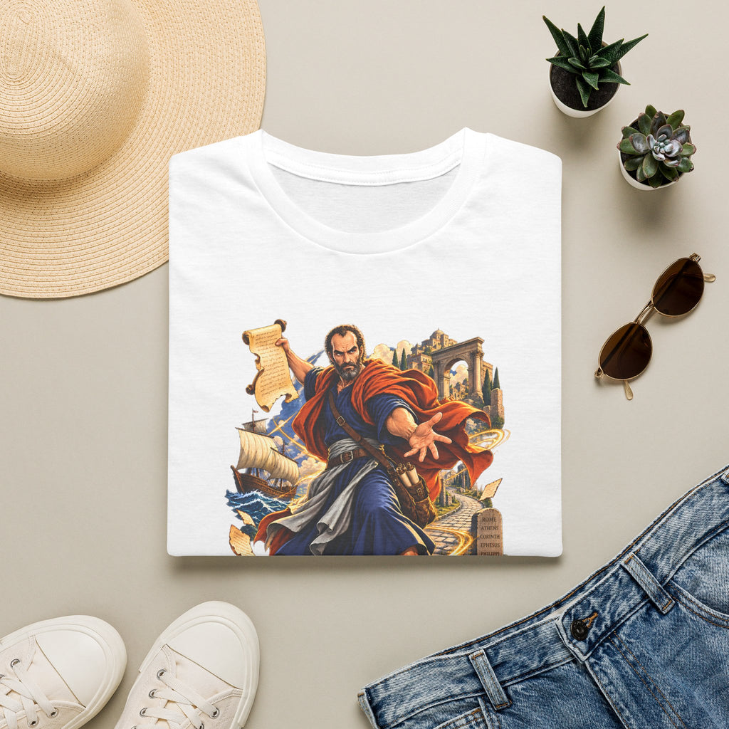 Paul Apostle Graphic T-Shirt — Vintage Biblical Illustration Tee