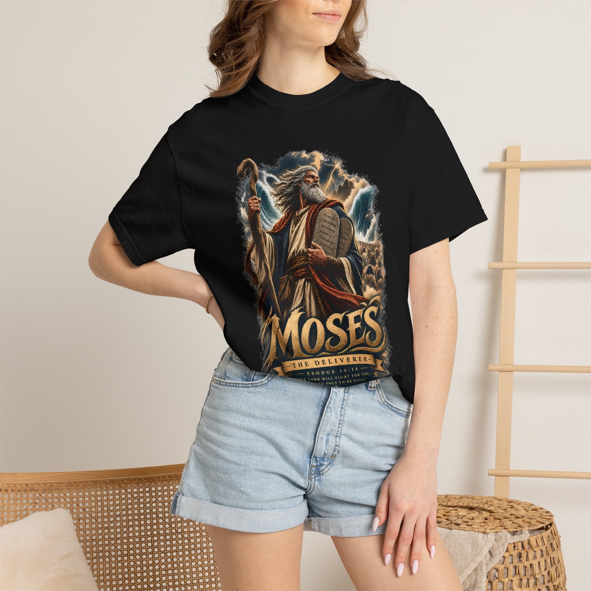 MOSES: THE LIBERATOR // VINTAGE HEAVYWEIGHT GRAPHIC TEE