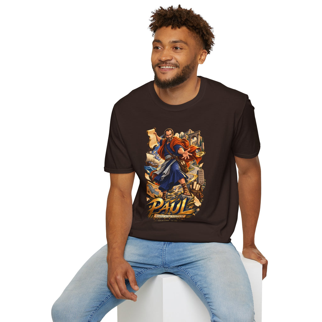 Paul Apostle Graphic T-Shirt — Vintage Biblical Illustration Tee