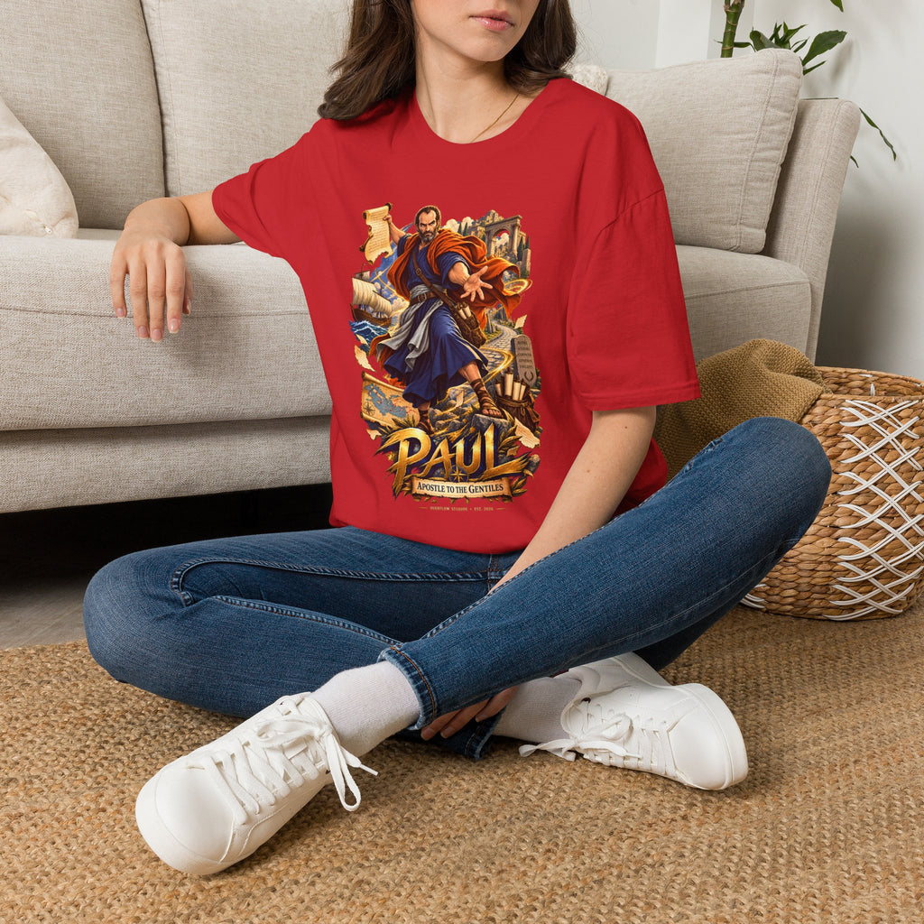 Paul Apostle Graphic T-Shirt — Vintage Biblical Illustration Tee