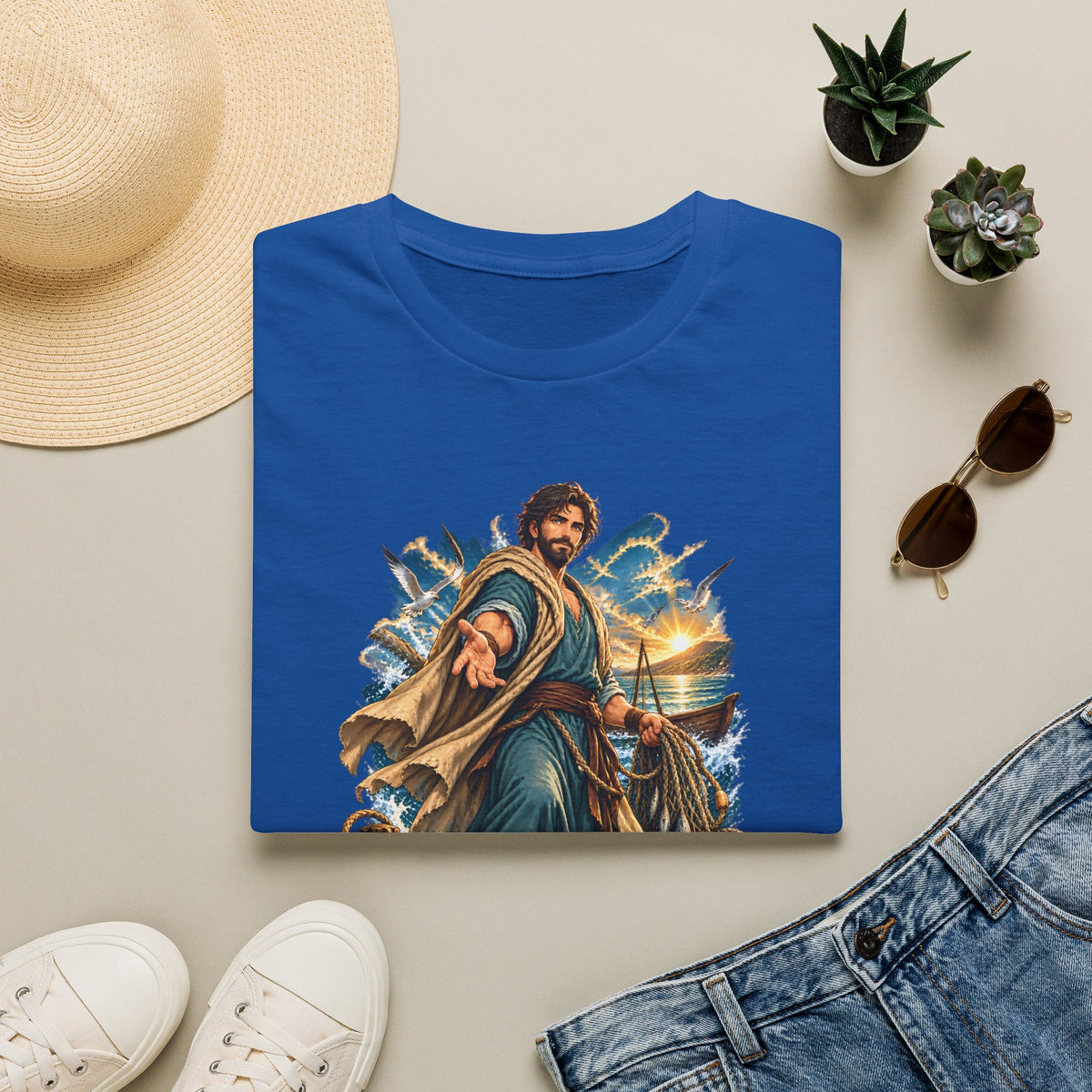 Andrew Fisher of Men T-Shirt — Religious Saint Graphic Tee