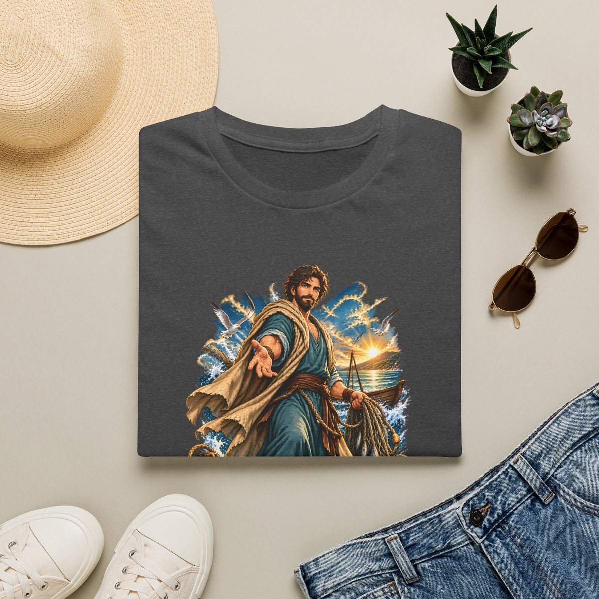 Andrew Fisher of Men T-Shirt — Religious Saint Graphic Tee