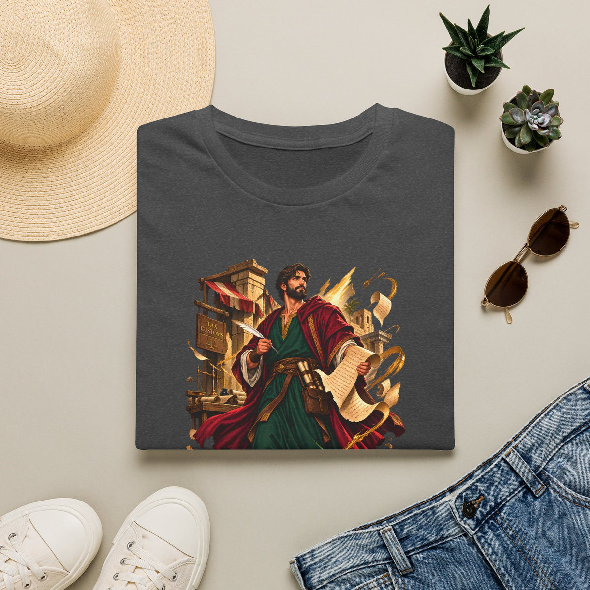 Matthew Apostle T-Shirt — Christian Saint Illustration Tee