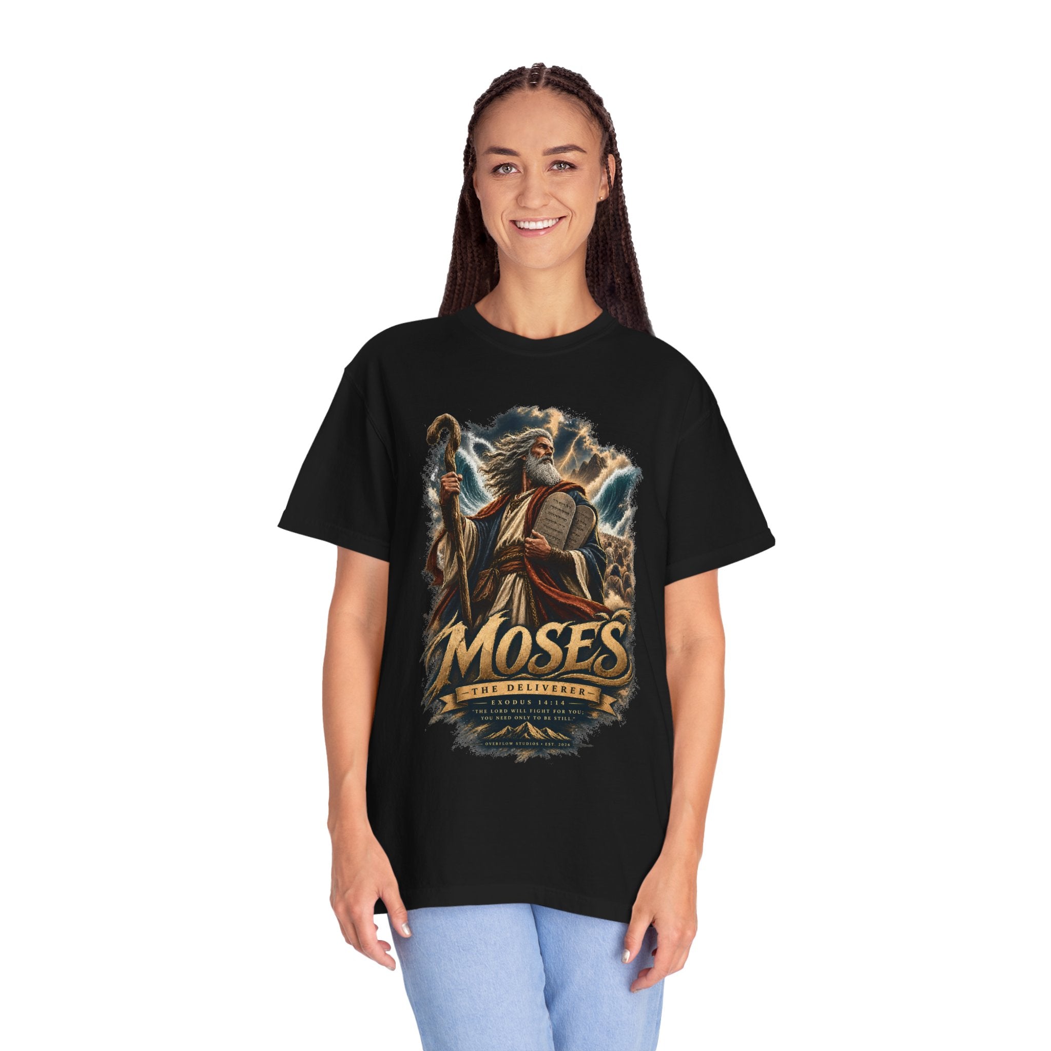 MOSES: THE LIBERATOR // VINTAGE HEAVYWEIGHT GRAPHIC TEE