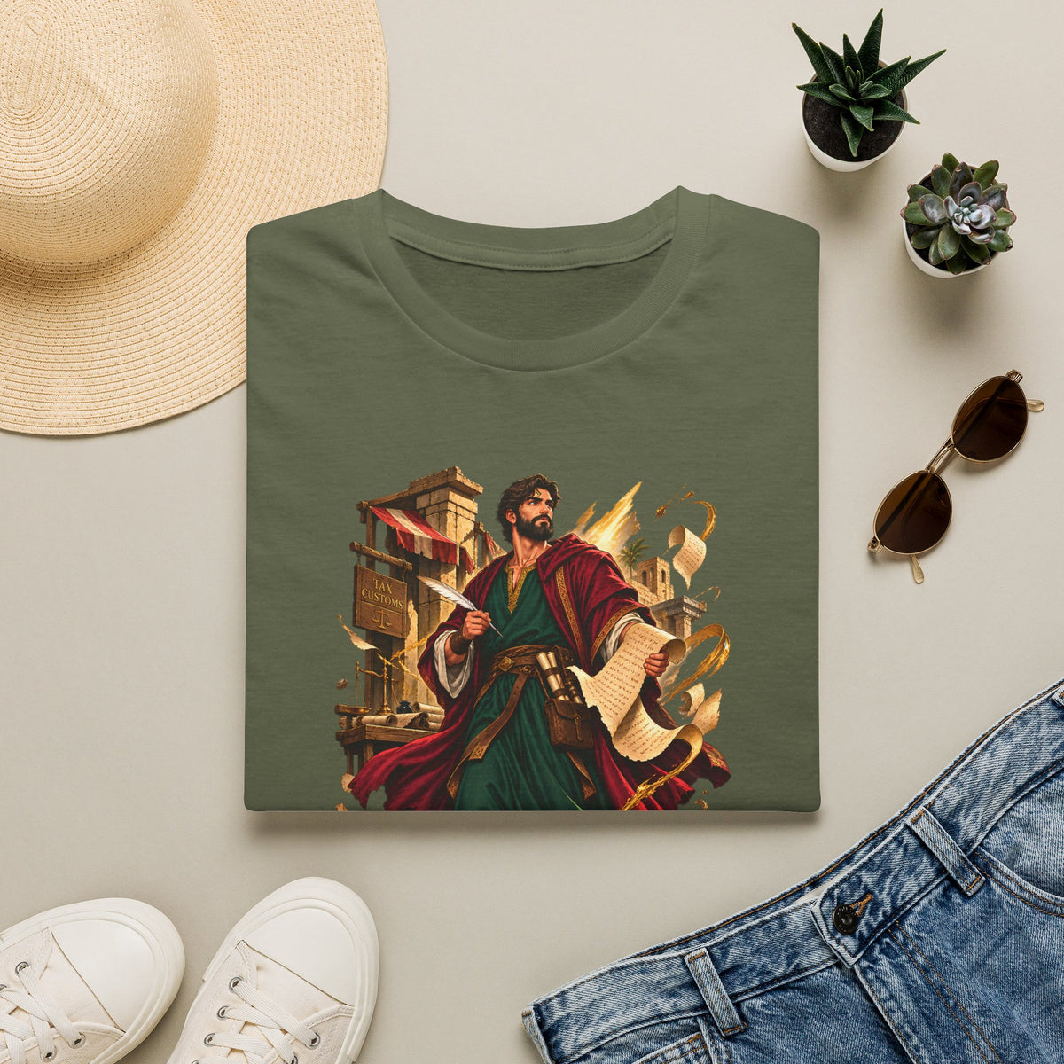 Matthew Apostle T-Shirt — Christian Saint Illustration Tee