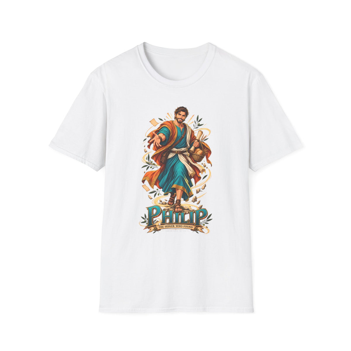 Philip T-Shirt — Christian Apostle Illustration Tee