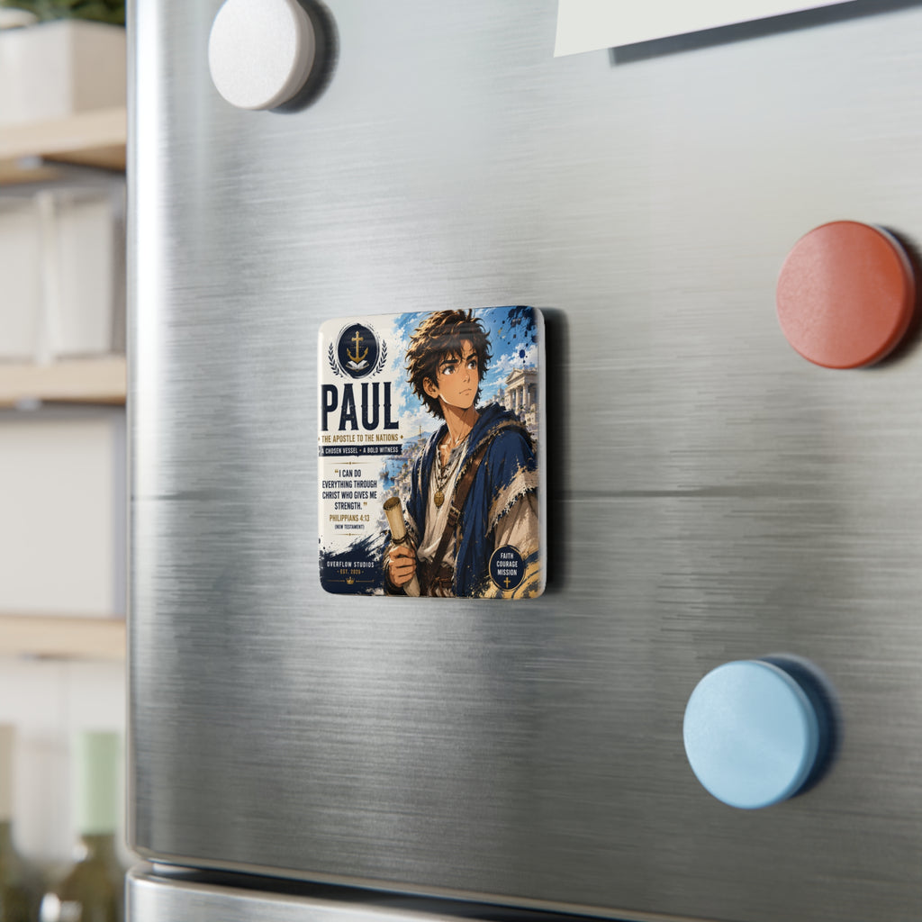 Paul Biblical Character Porcelain Magnet — "I Can Do Everything" Philippians 4:13