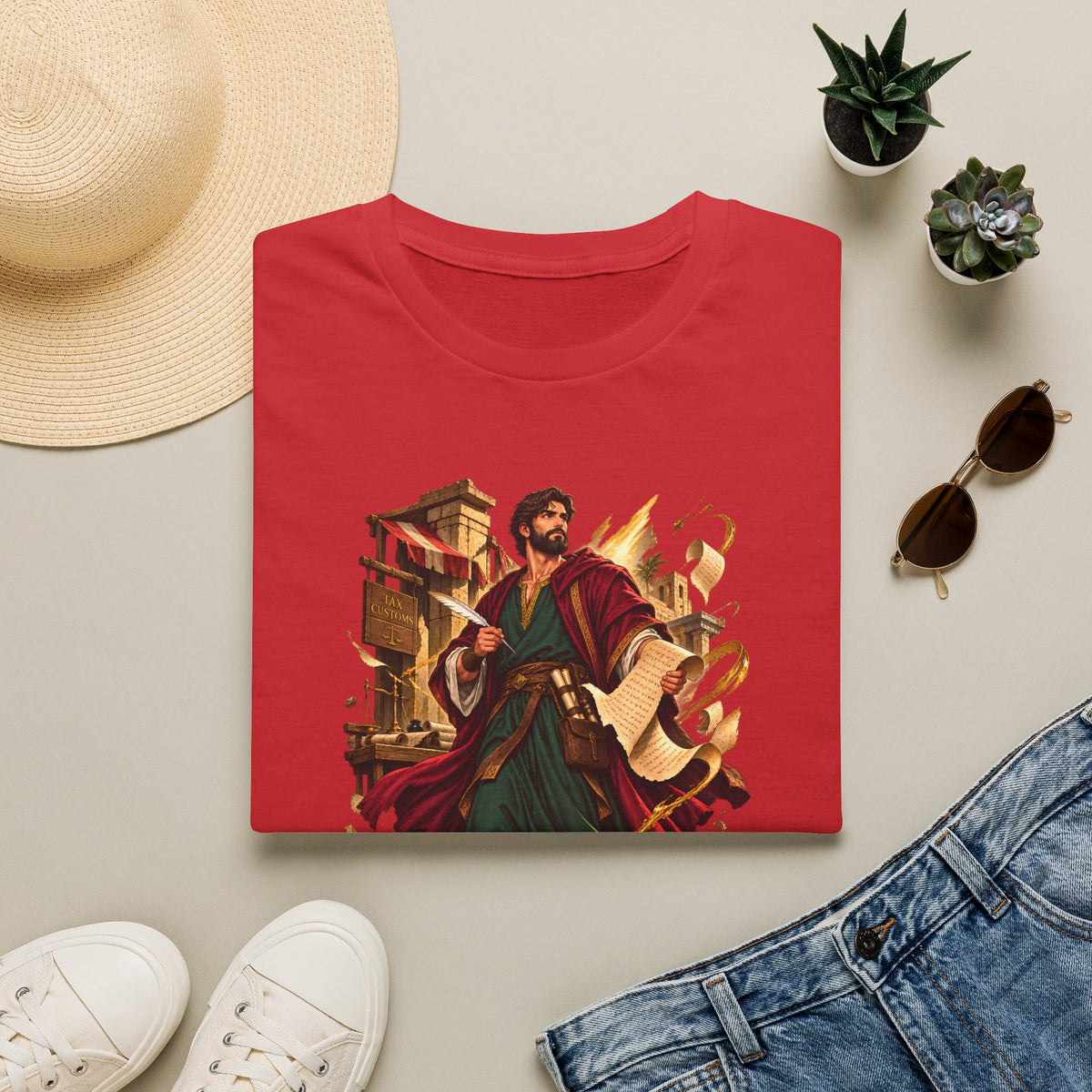 Matthew Apostle T-Shirt — Christian Saint Illustration Tee