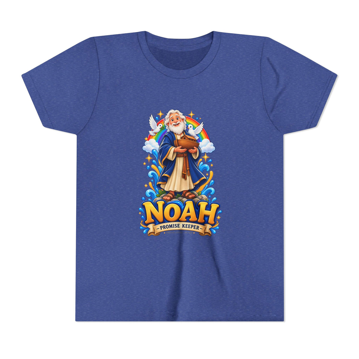Noah Promise Keeper Youth T‑Shirt – Cute Biblical Kids Tee with Ark Design