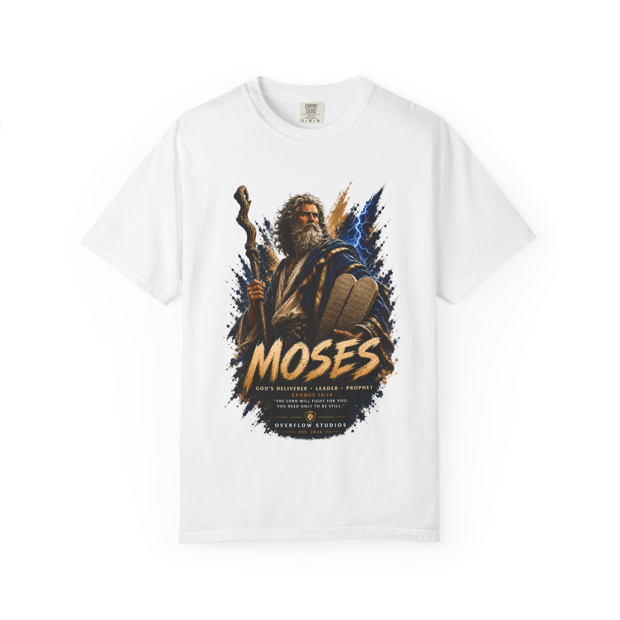 MOSES: THE LIBERATOR // PREMIUM HEAVYWEIGHT GRAPHIC TEE