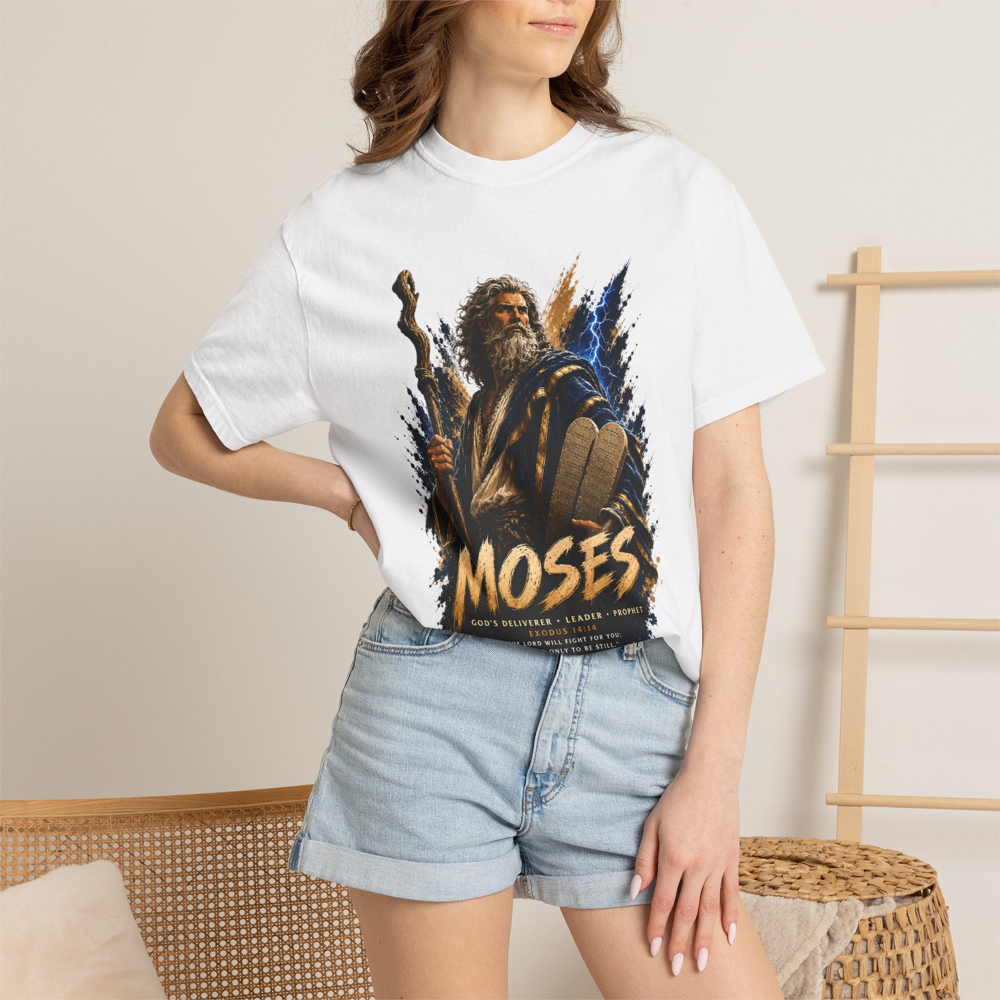 MOSES: THE LIBERATOR // PREMIUM HEAVYWEIGHT GRAPHIC TEE