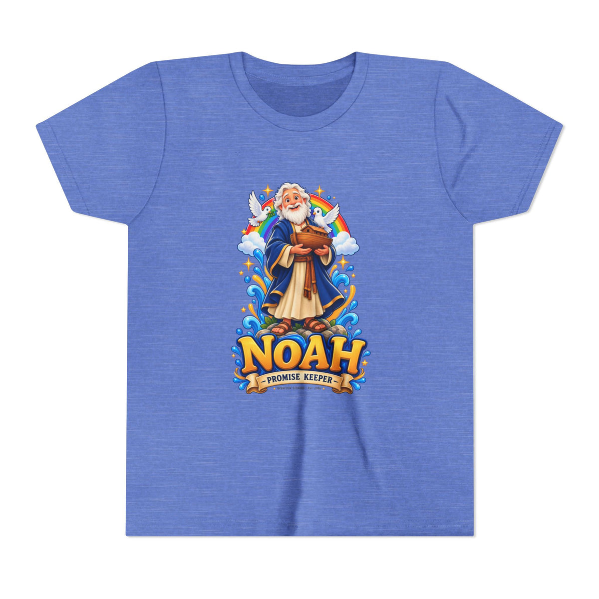 Noah Promise Keeper Youth T‑Shirt – Cute Biblical Kids Tee with Ark Design