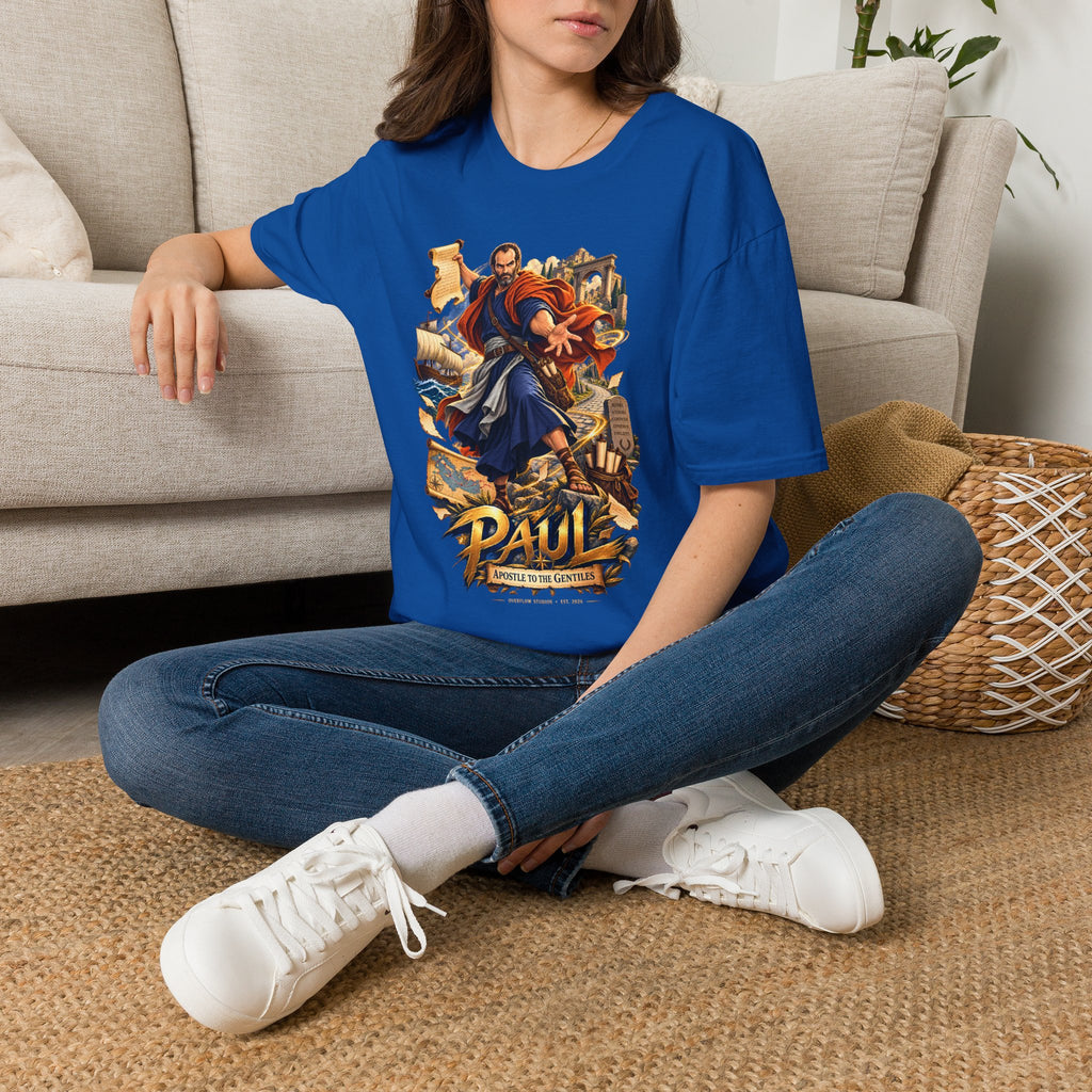 Paul Apostle Graphic T-Shirt — Vintage Biblical Illustration Tee