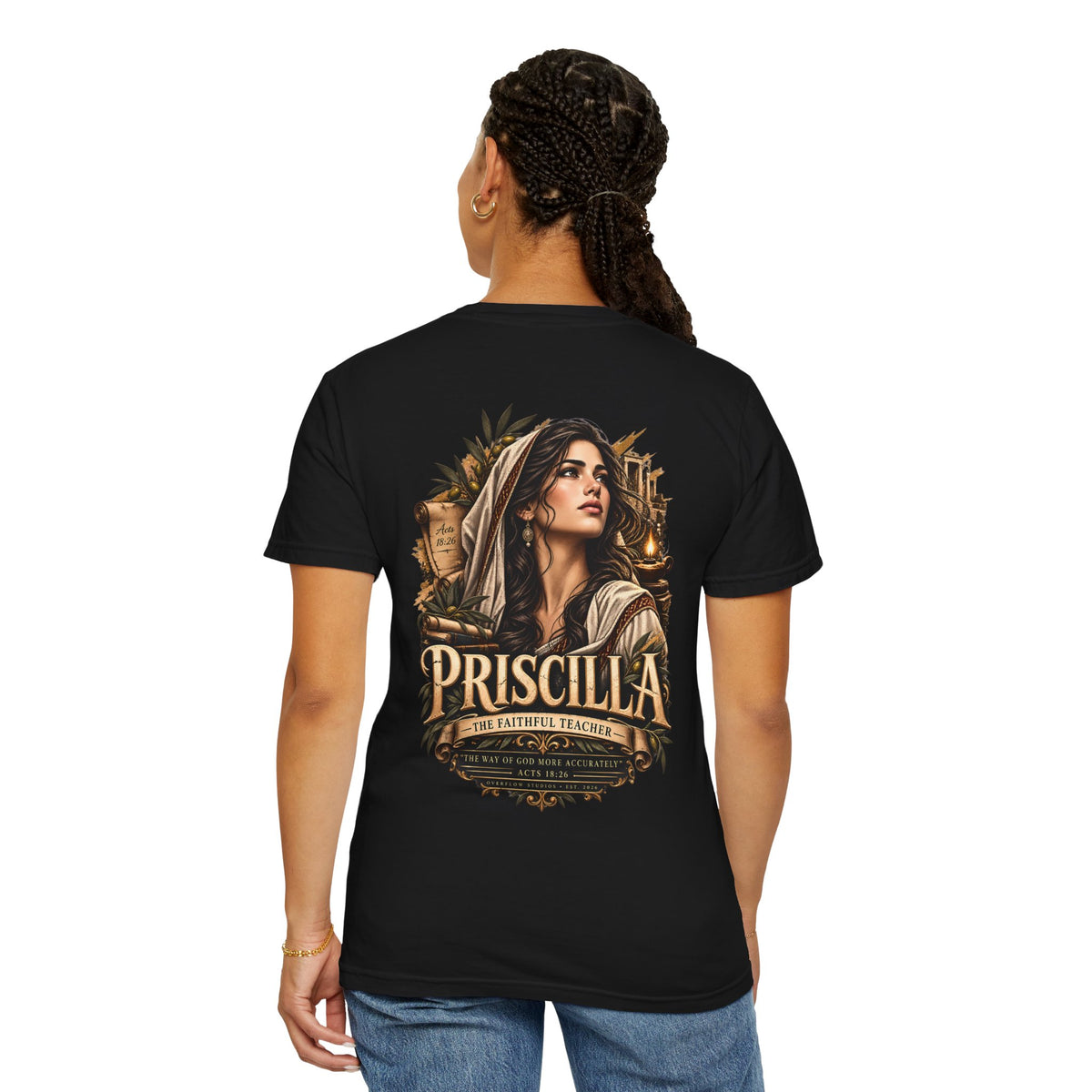 The Priscilla "Faith & Labor" Premium Heavyweight Vintage Tee